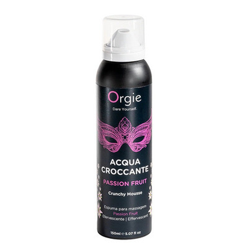 ESPUMA DE MASSAGEM CRACKELING ACQUA CROCCANTE DE MARACUJÁ 150ML ORGIE
