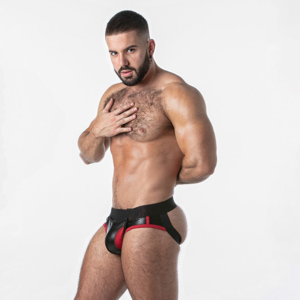 CUECA JOCK OPEN ACCESS LOCKER GEAR VERMELHO44 XXL