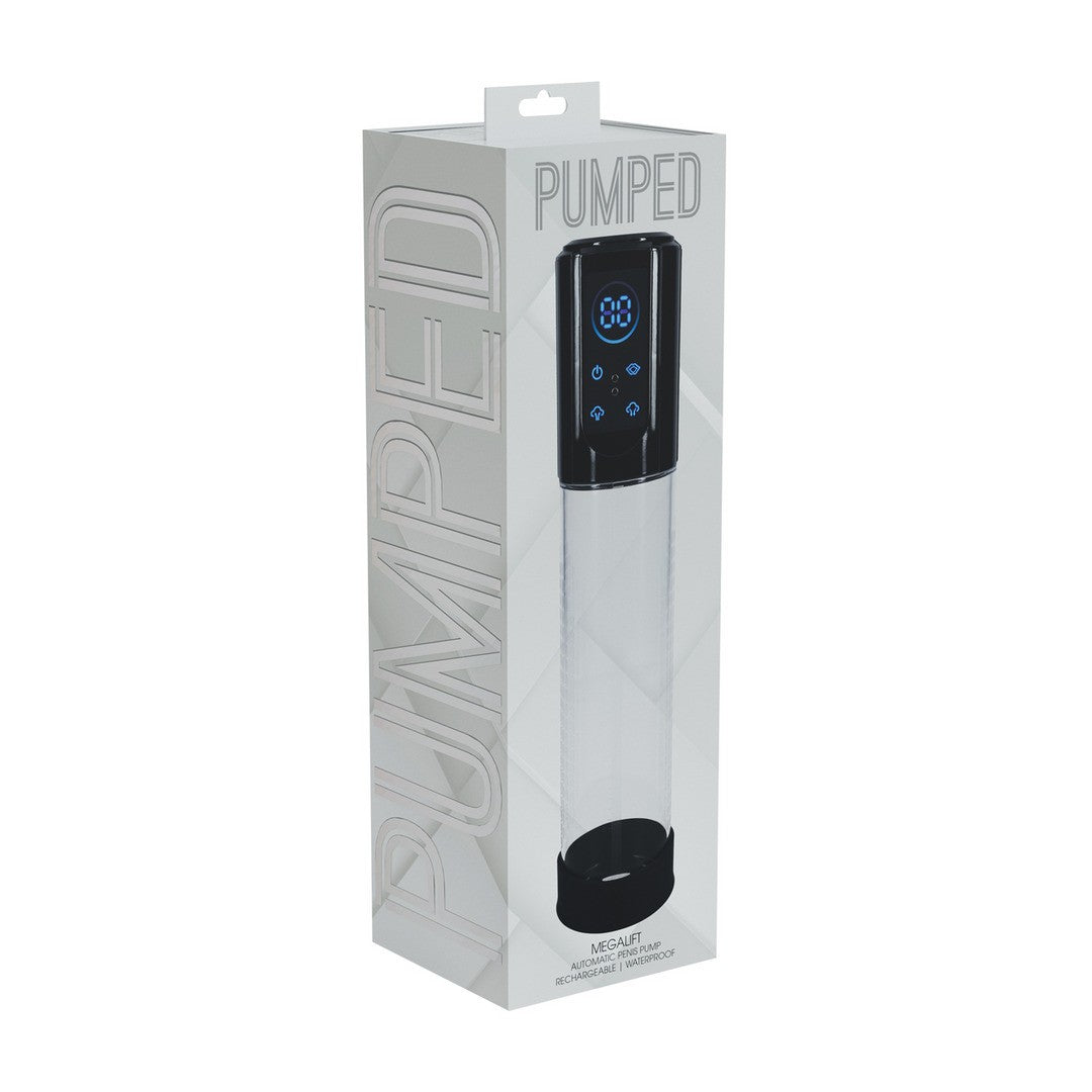BOMBA PARA O PÉNIS AUTOMÁTICA MEGALIFT PRETO PUMPED