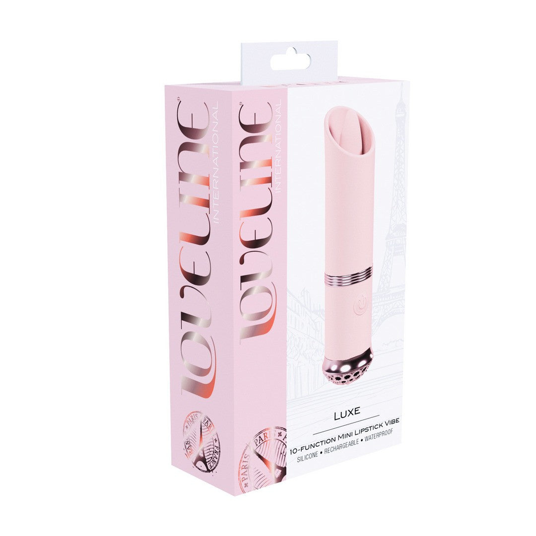 VIBRADOR LUXE MINI LIPSTICK VIBE ROSA LOVENILE