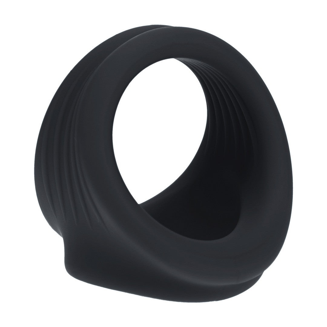 ANEL PARA O PÉNIS E TESTÍCULOS PRETO LEVELZ