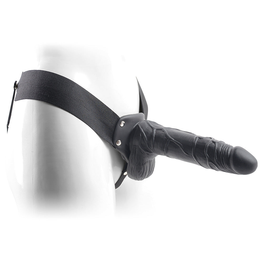 STRAP-ON OCO COM TESTÍCULOS REAL RAPTURE AIR FEELING 8 PRETO