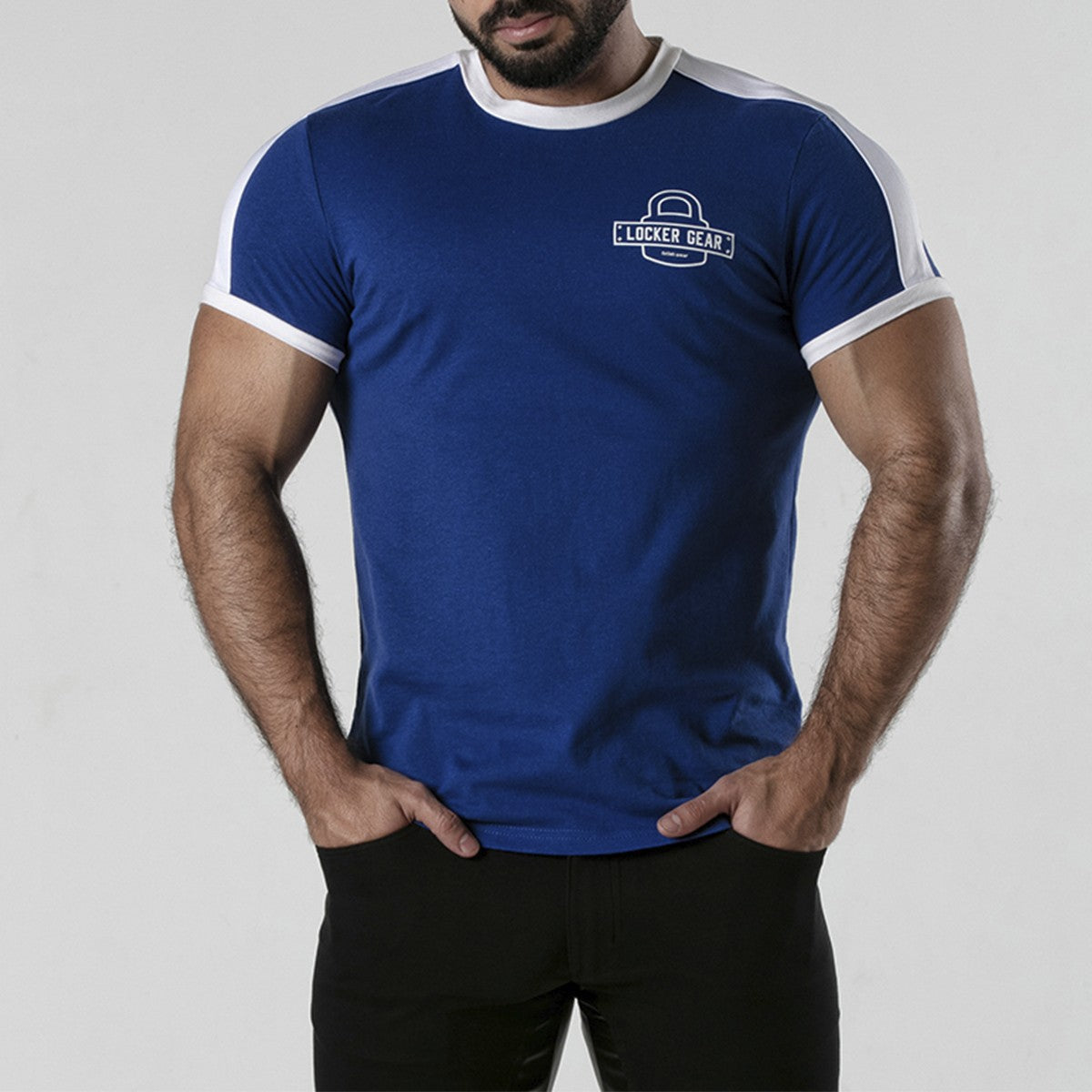 T-SHIRT PADLOCK AZUL LOCKER GEAR38 M