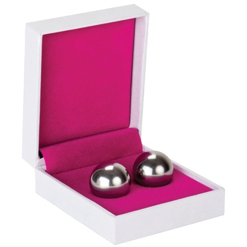 BOLAS VAGINAIS BEN WA BALLS MEDIUM WEIGHT PRATEADAS