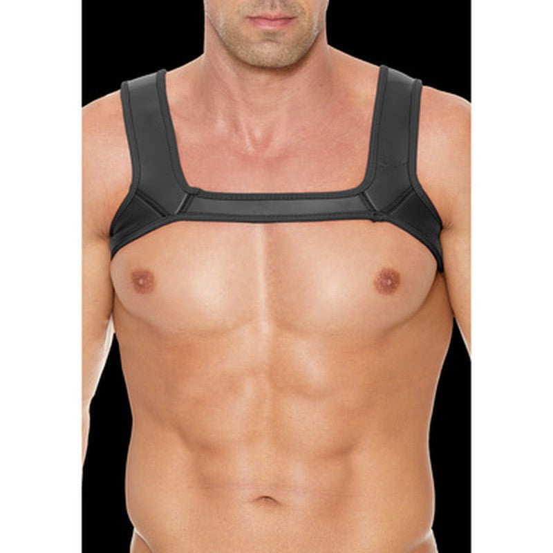 ARNÊS EM NEOPRENE S/M PRETO OUCH!36-38 S/M