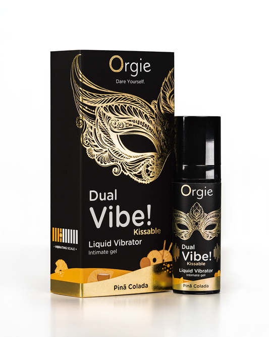 DUAL VIBE! PINÃ COLADA KISSABLE LIQUID VIBRATOR