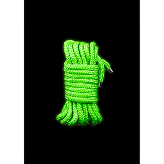 CORDA BONDAGE FLUORESCENTE GLOW IN THE DARK 16.4 FT /5 M OUCH!