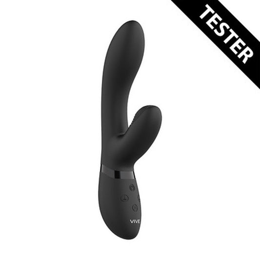TESTER VIBRADOR KYRA PULSE CLITORAL RABBIT PRETO VIVE