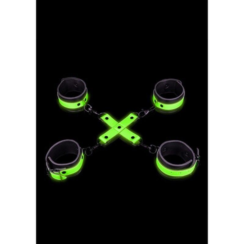 ALGEMAS PARA PULSOS E TORNOZELOS COM HOGTIE GLOW IN THE DARK OUCH!