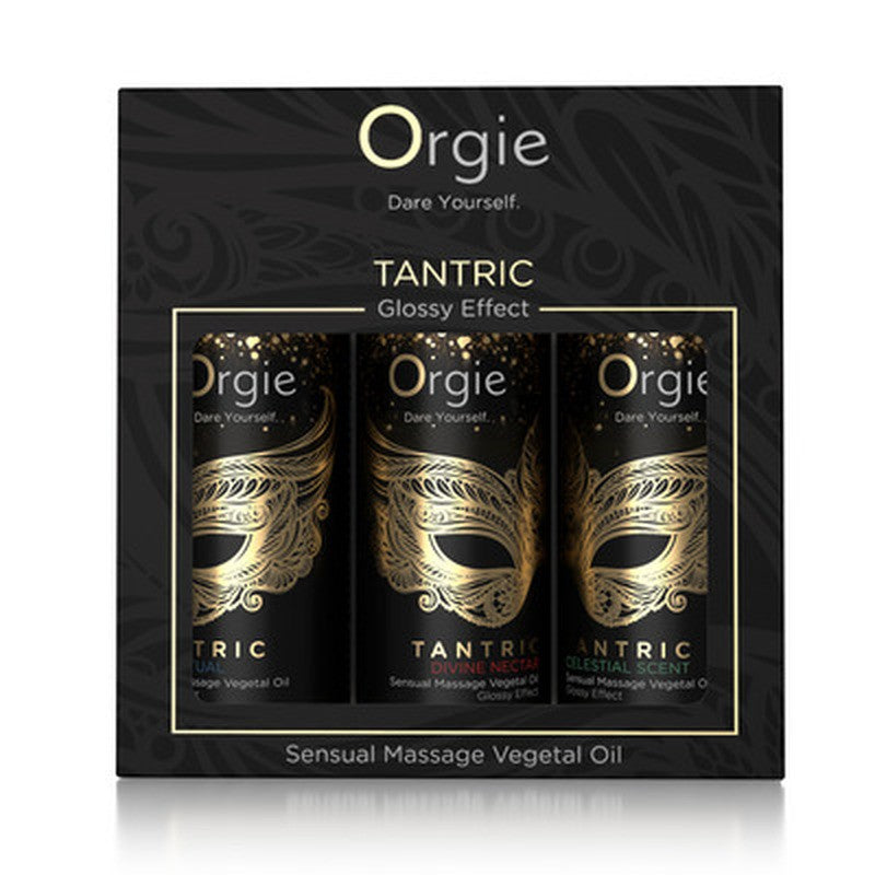 CONJUNTO DE ÓLEOS DE MASSAGEM TANTRIC SENSUAL MINI SIZE 3X30ML ORGIE