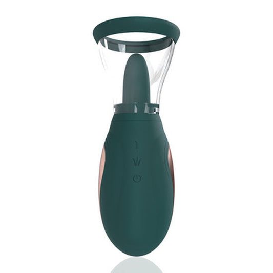 BOMBA RECARREGÁVEL PARA VULVA E SEIOS ENHANCE FOREST GREEN PUMPED