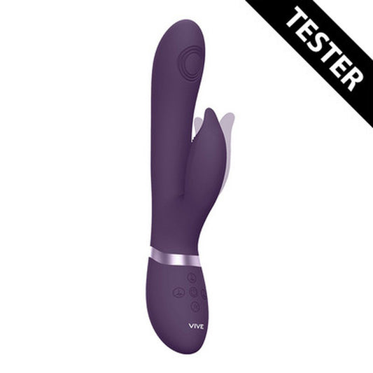 TESTER VIBRADOR AIMI PULSE WAVE VIBRATING G-SPOT RABBIT ROXO VIVE