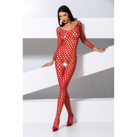 CATSUIT BS077 VERMELHO EROTIC LINE PASSIONT. ÚNICO