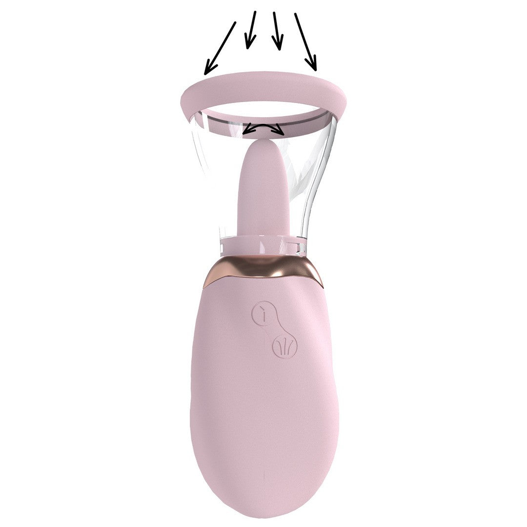 BOMBA RECARREGÁVEL PARA VULVA E SEIOS BOOST ROSA PUMPED
