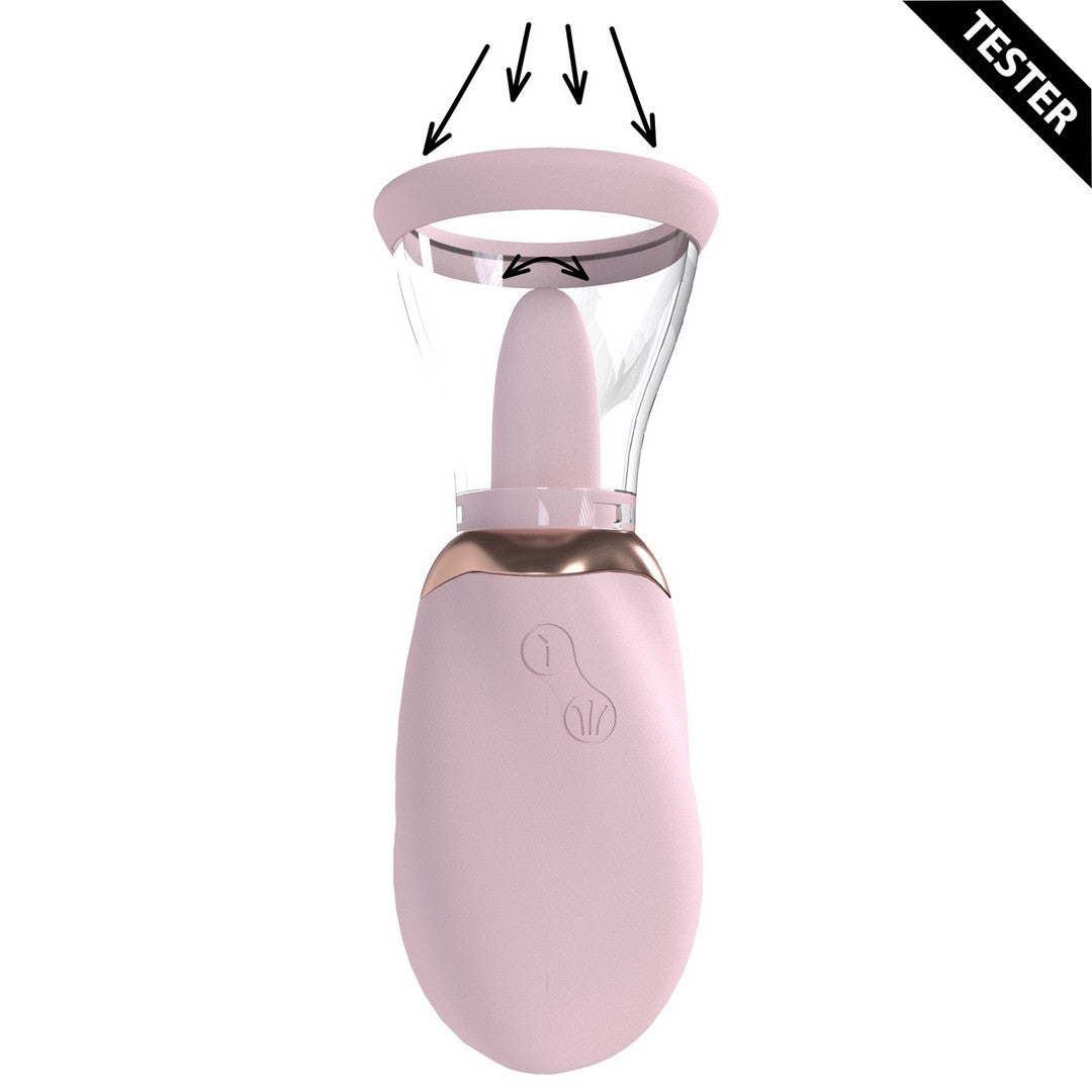 TESTER BOMBA RECARREGÁVEL PARA VULVA E SEIOS BOOST ROSA PUMPED