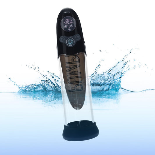 BOMBA AUTOMÁTICA PARA O PÉNIS COM IA AQUA-PRO PRETO PUMPED