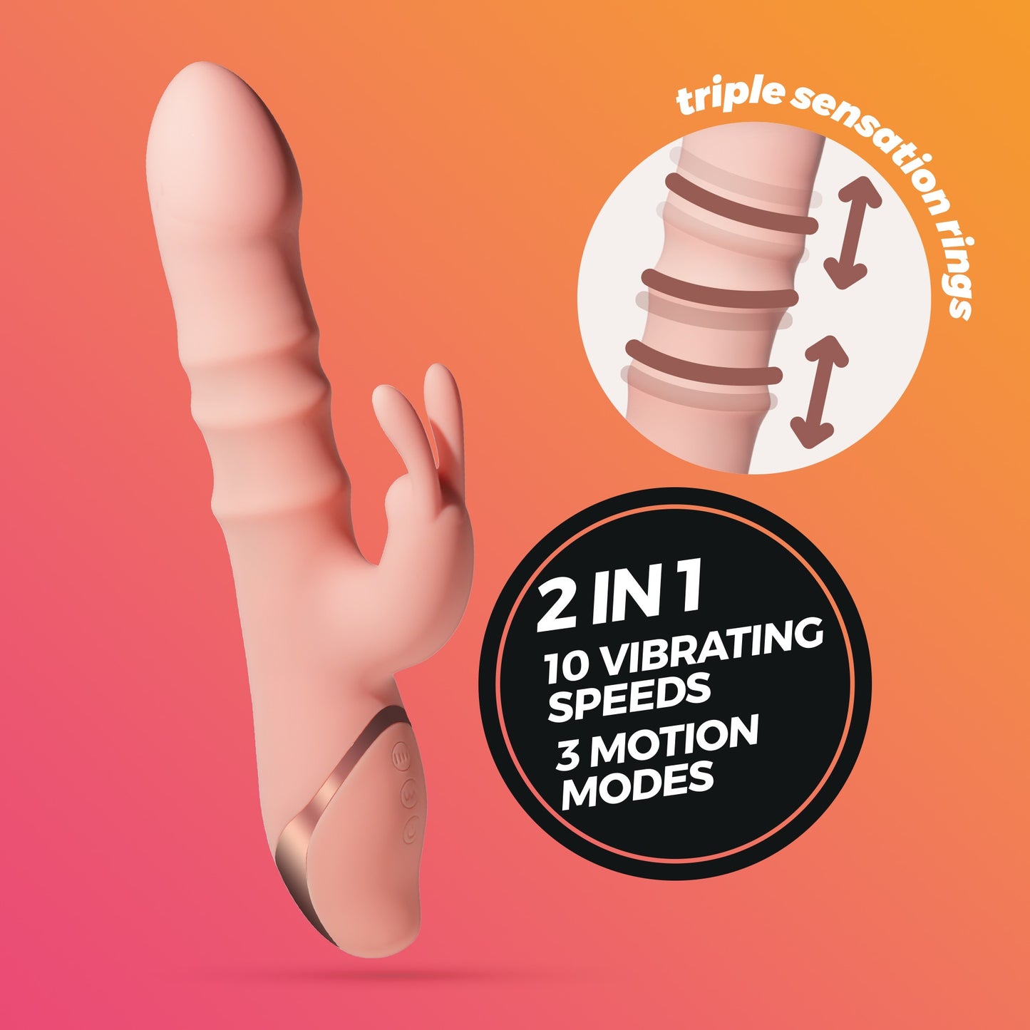 VIBRADOR RINGLORD RABBIT CRUSHIOUS