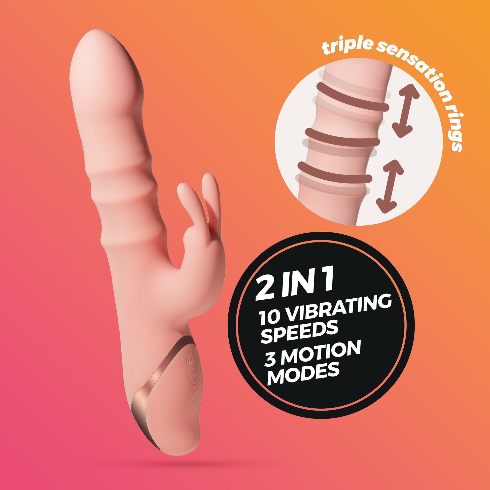VIBRADOR RINGLORD RABBIT CRUSHIOUS