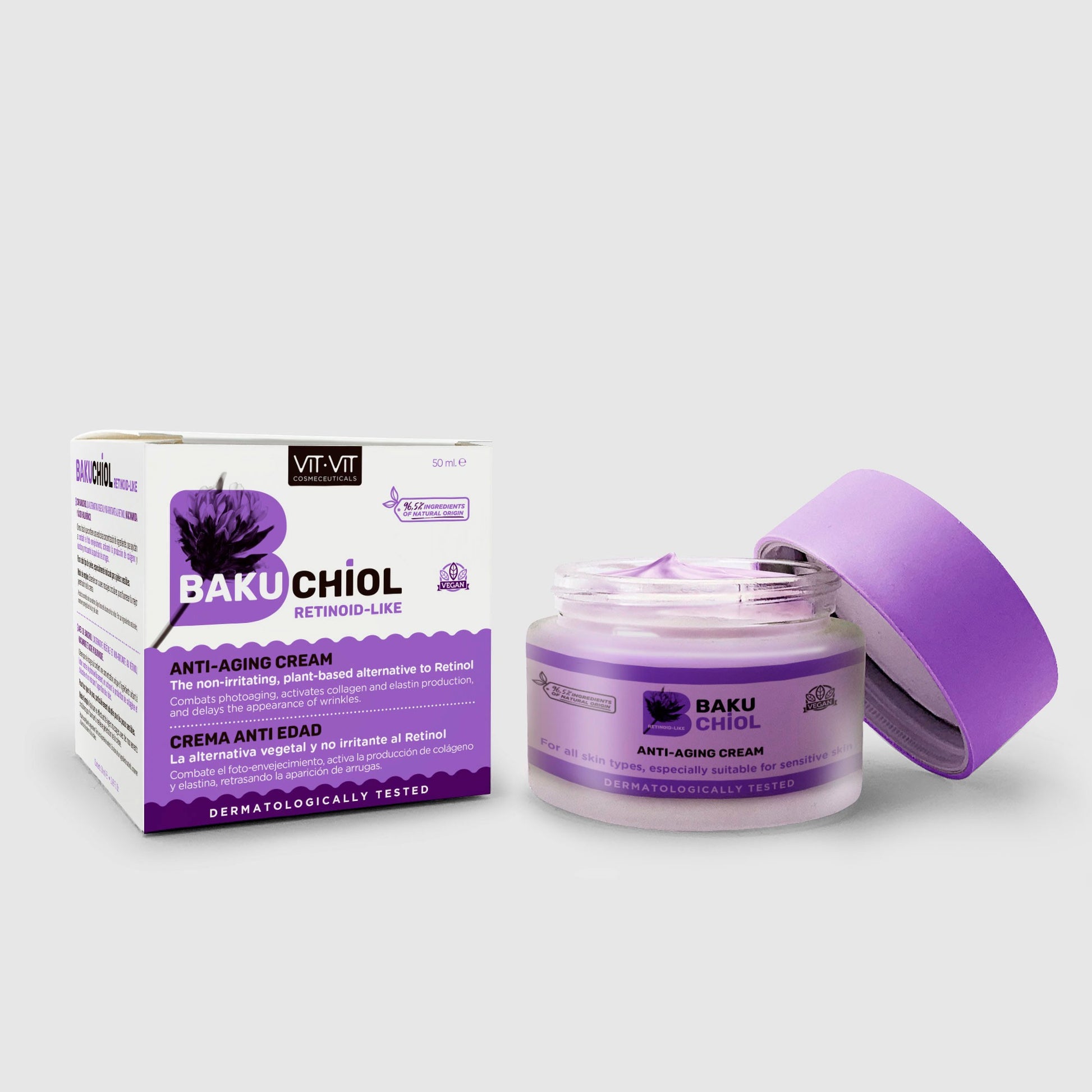 CREME DIÁRIO BAKUCHIOL ANTI-AGING VIT VIT COSMETICS 50ML