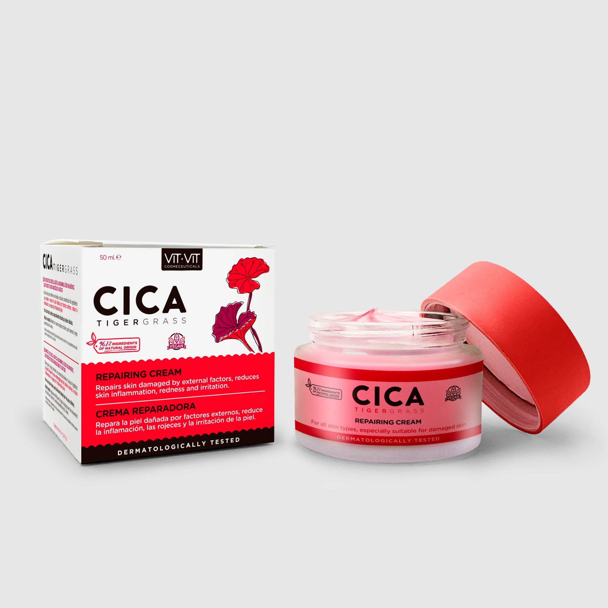 CREME DIÁRIO CICA TIGERGRASS VIT VIT COSMETICS 50ML