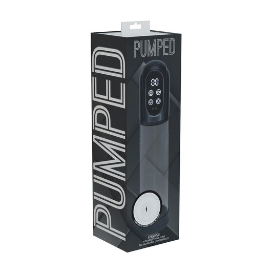 BOMBA PARA O PÉNIS AUTOMÁTICA E MASTURBADOR ENGAGE GUN METAL PUMPED