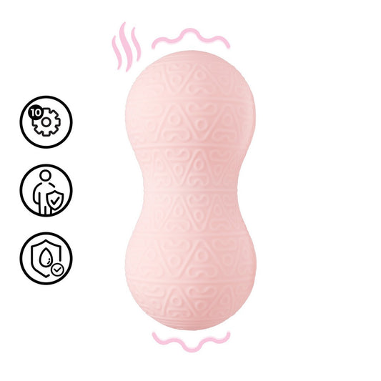 MASSAJADOR COM VIBRAÇÃO E FUNÇÃO DE AQUECIMENTO ROSA LOVELINE