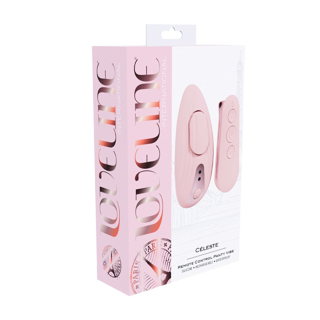 VIBRADOR DE CUECA COM COMANDO CÉLESTE ROSA LOVELINE