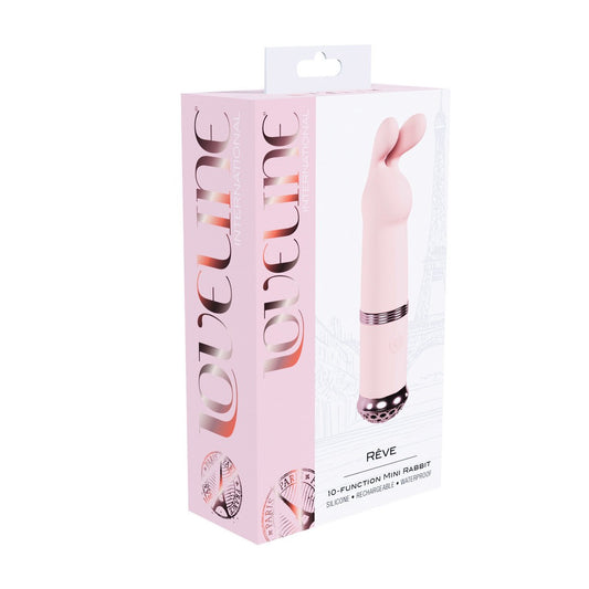 VIBRADOR REVE MINI RABBIT ROSA LOVELINE
