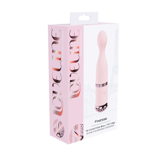 VIBRADOR FINESSE BALL TIP VIBE ROSA LOVELINE