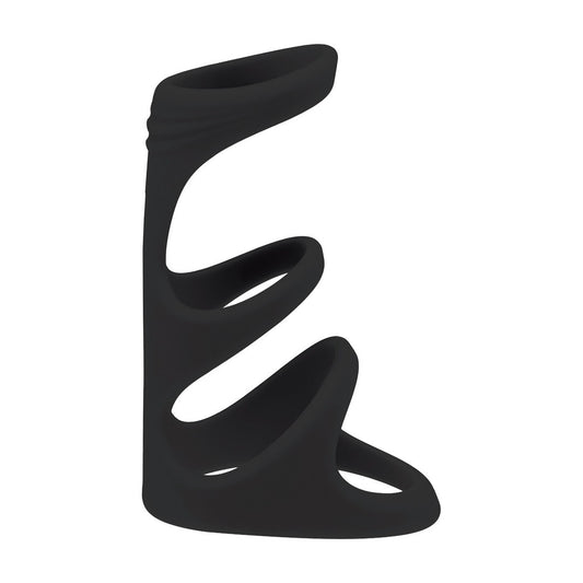 ANEL PARA O PÉNIS 3 LOOP PRETO LEVELZ