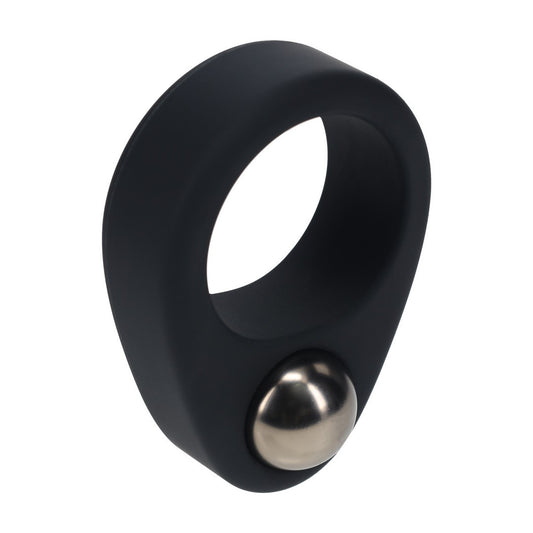 ANEL PARA O PÉNIS EM SILICONE LÍQUIDO COM PESO PRETO LEVELZ