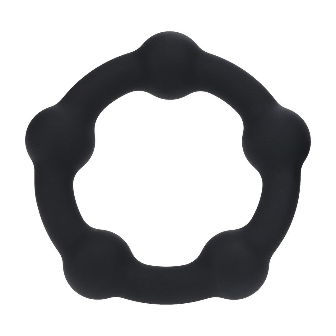 ANEL PARA O PÉNIS COM PÉROLAS L 45MM PRETO LEVELZ