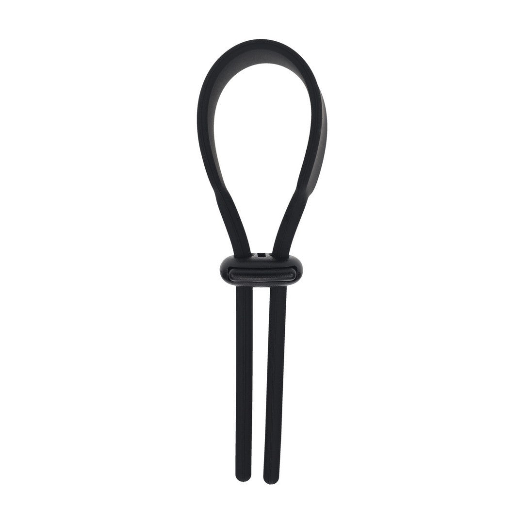 ANEL AJUSTÁVEL PARA O PÉNIS EM SILICONE 5MM PRETO LEVELZ