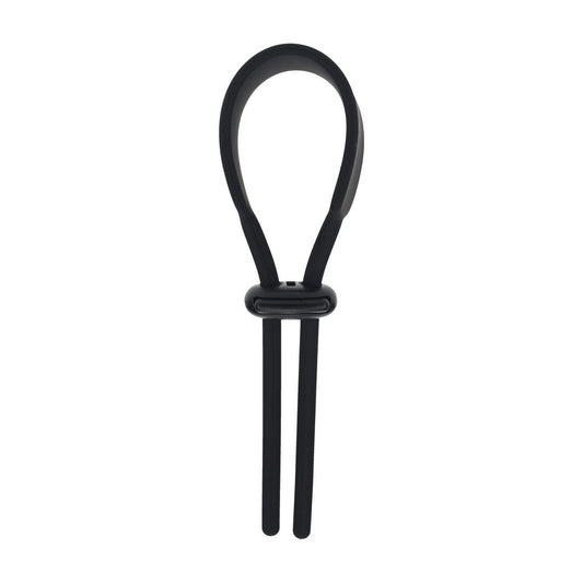 ANEL AJUSTÁVEL PARA O PÉNIS EM SILICONE 5MM PRETO LEVELZ