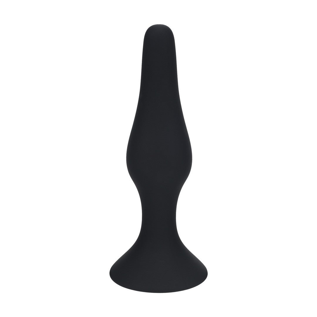 PLUG ANAL DE SILICONA SLIM L PRETO LEVELZ