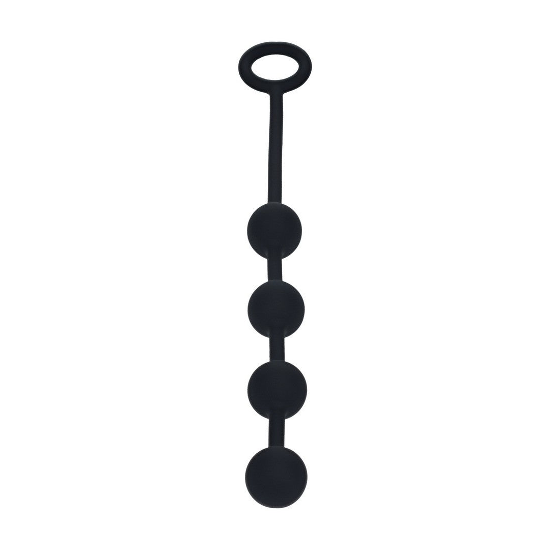 BOLAS ANAIS REDONDAS EM SILICONE S 20MM PRETAS LEVELZ