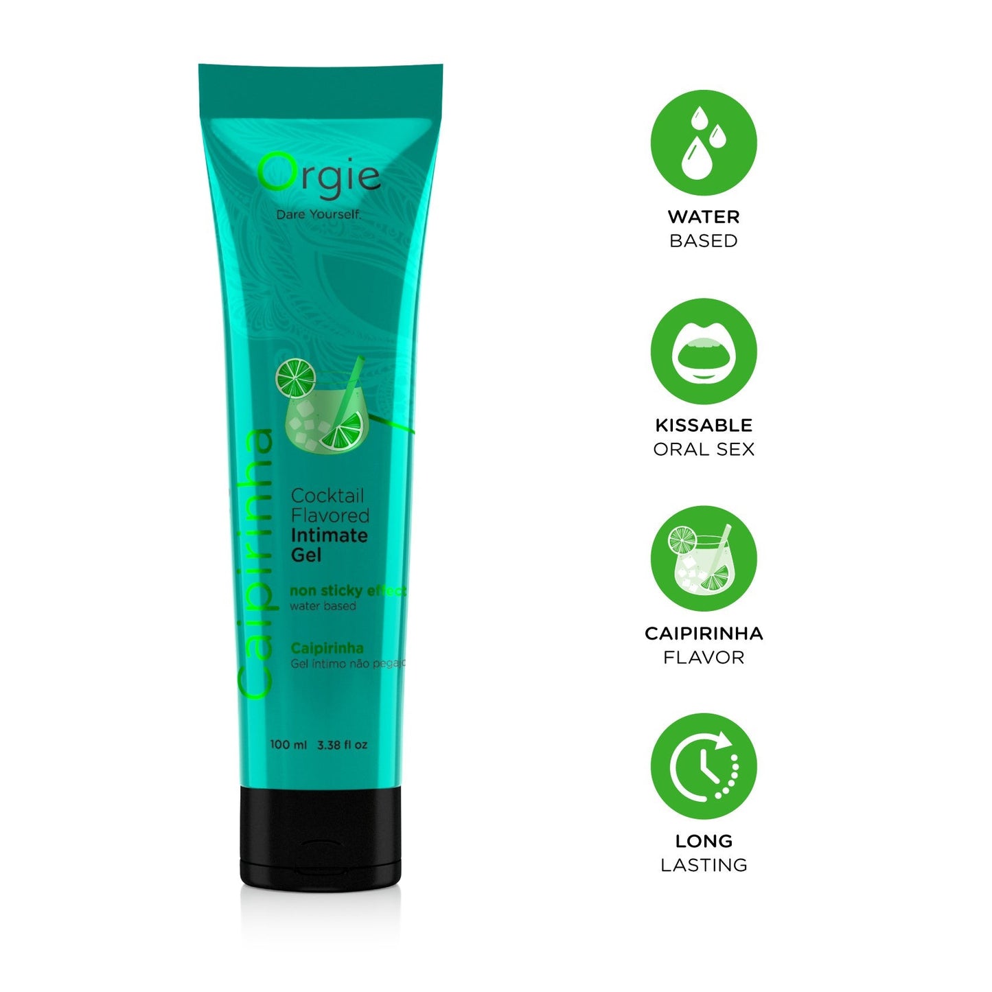 LUBRIFICANTE LUBE TUBE COCKTAIL CAIPIRINHA 100ML ORGIE