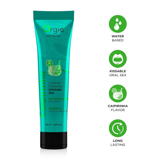 LUBRIFICANTE LUBE TUBE COCKTAIL CAIPIRINHA 100ML ORGIE