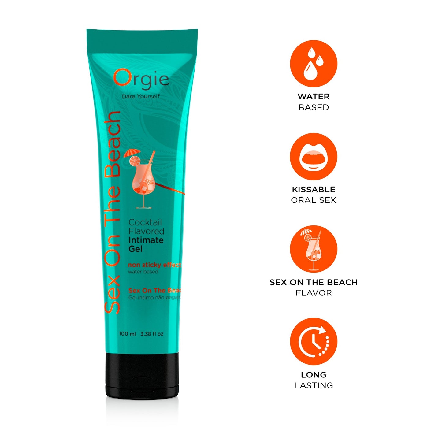 LUBRIFICANTE LUBE TUBE COCKTAIL SEX ON THE BEACH 100ML ORGIE