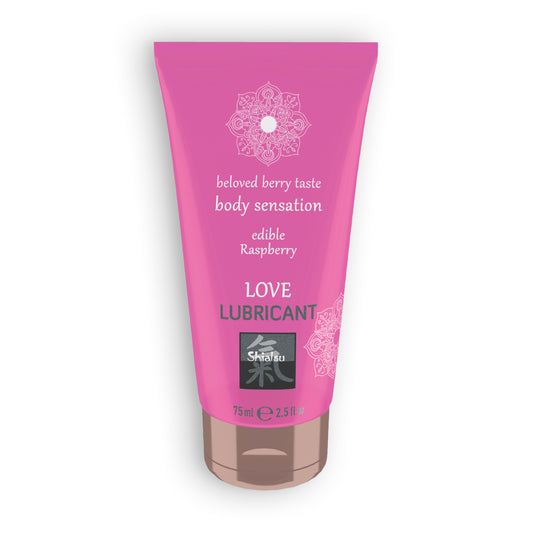 LUBRIFICANTE BEIJÁVEL LOVE BERRY TASTE COM SABOR A FRAMBOESA SHIATSU? 75ML