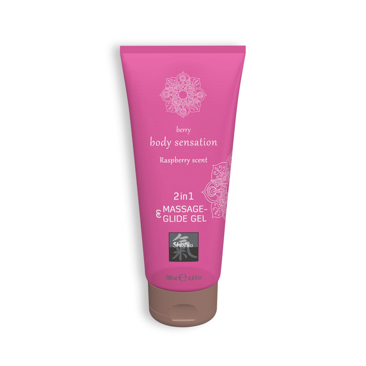 GEL DE MASSAGEM E LUBRIFICANTE 2EM1 COM SABOR A FRAMBOESA SHIATSU? 200ML