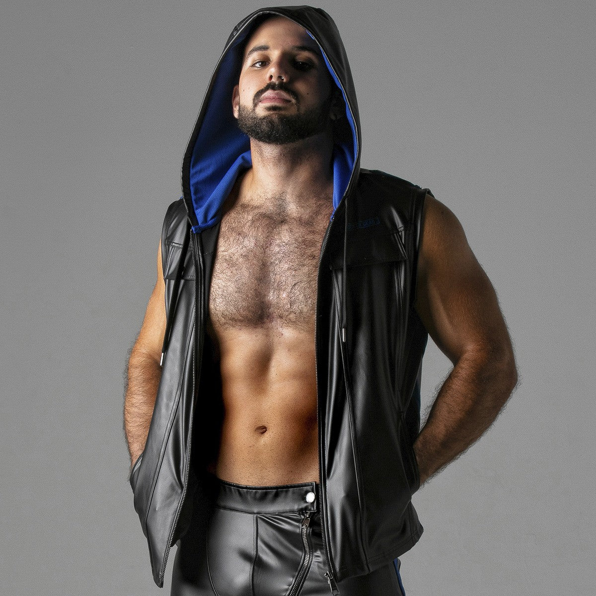COLETE MASSIVE RUDE HOODY AZUL LOCKER GEAR38 M