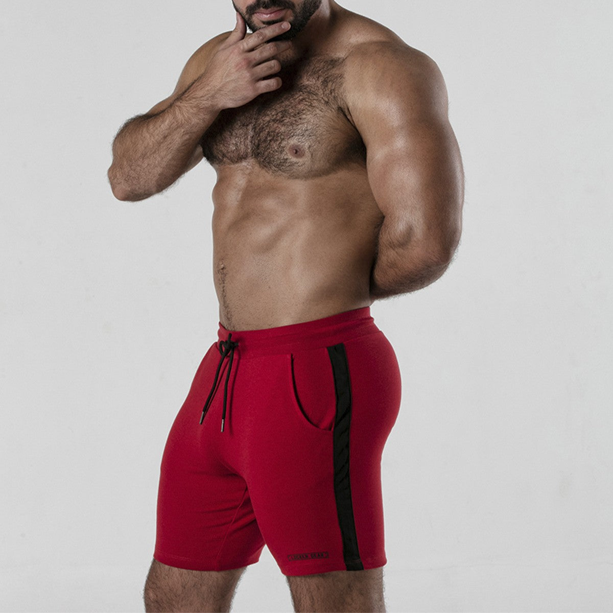 CALÇÃO SIDE STRIP SHORT VERMELHO LOCKER GEAR36 S