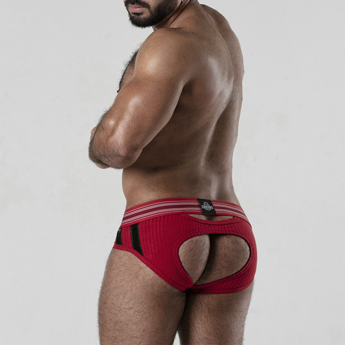 CUECA BACKROOM BOTTOMLESS LOCKER GEAR VERMELHA46 3XL