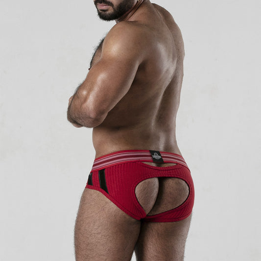 CUECA BACKROOM BOTTOMLESS LOCKER GEAR VERMELHA46 3XL