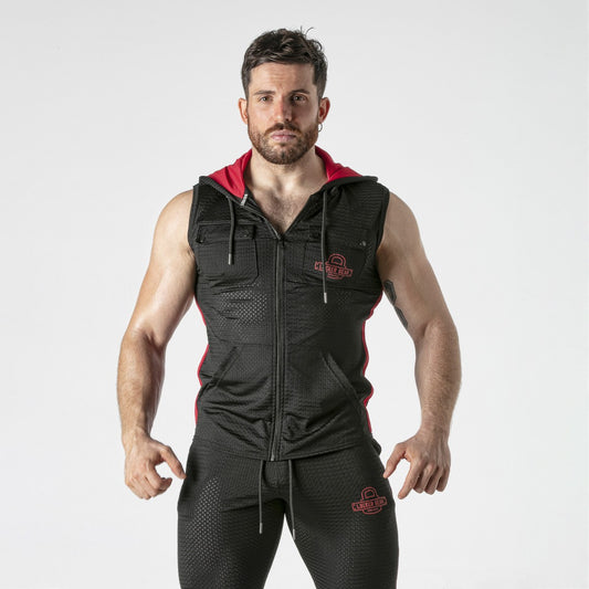 COLETE HOODY VERMELHO LOCKER GEAR38 M