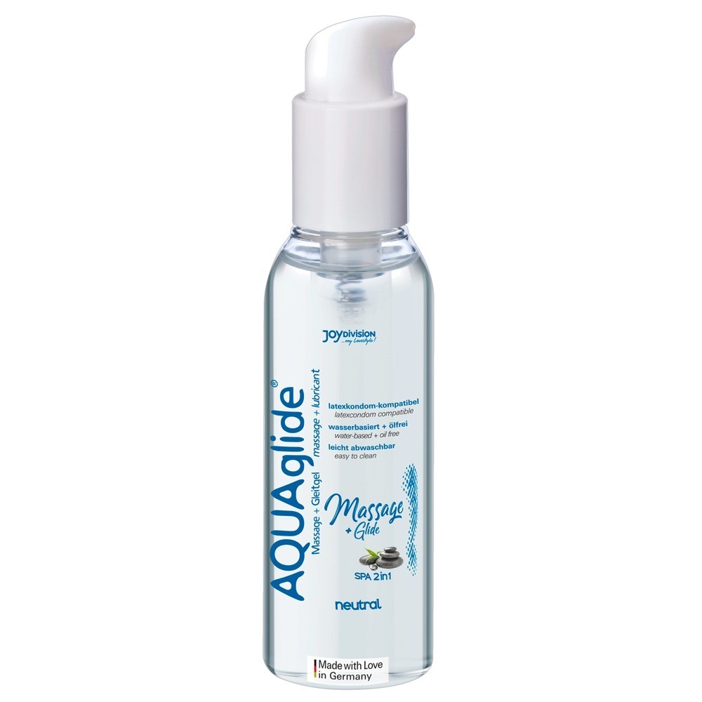 GEL LUBRIFICANTE E DE MASSAGEM À BASE DE ÁGUA AQUAGLIDE 200 ML JOYDIVISION
