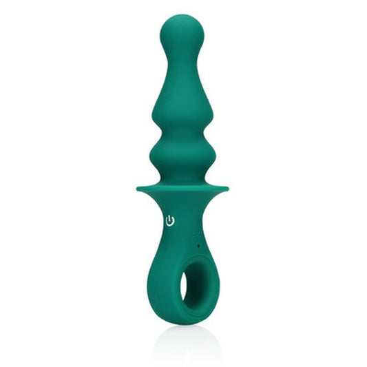 PLUG ANAL PEÃO COM VIBRAÇÃO PEACOCK PLUME LOVELINE